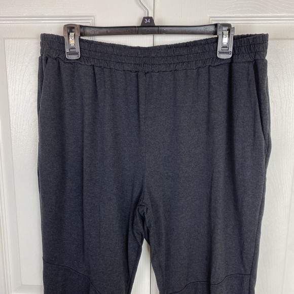Peloton Size XL Cooldown Joggers Sweatpants Gray Pull On Tapered Gray ankle - Picture 6 of 6